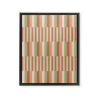 Mixed Stripes Pattern XIX Boho Summer Framed Canvas Print Gallery Image 8