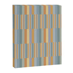 Mixed Stripes Pattern XVI Beachy Colors Canvas Print Gallery Image 8