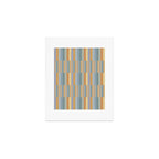 Mixed Stripes Pattern XVI Beachy Colors Art Print Gallery Image 1