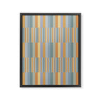 Mixed Stripes Pattern XVI Beachy Colors Framed Canvas Print Gallery Image 8