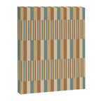 Mixed Stripes Pattern XXIII Natural Boho Canvas Print Gallery Image 8