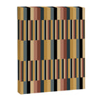 Mixed Stripes Pattern XXIV Bold Retro Canvas Print Gallery Image 8