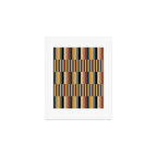 Mixed Stripes Pattern XXIV Bold Retro Art Print Gallery Image 1