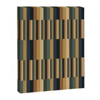 Mixed Stripes Pattern XXV Bold Earthy Canvas Print Gallery Image 8