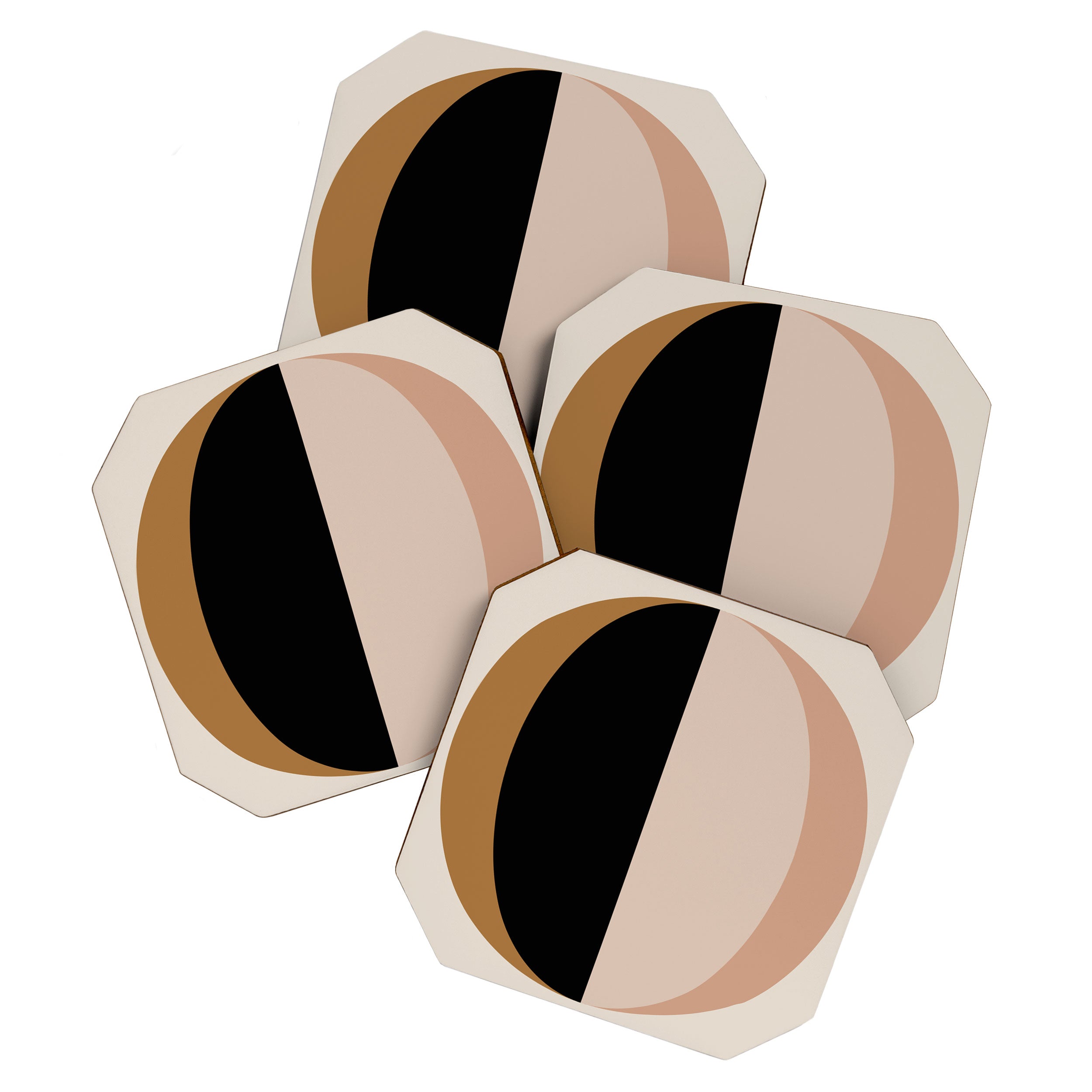Mod Circle Abstract III Coaster Gallery Image 1
