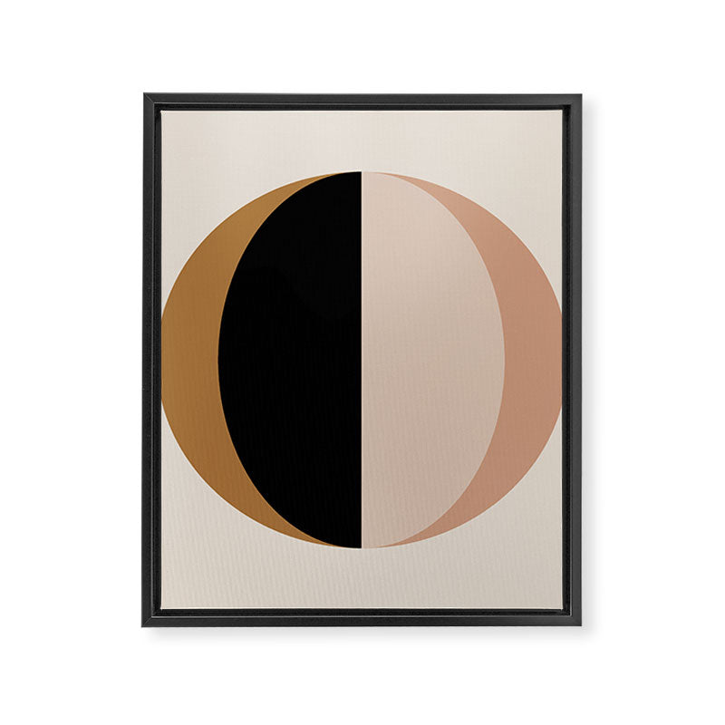 Mod Circle Abstract III Framed Canvas Print Gallery Image 8