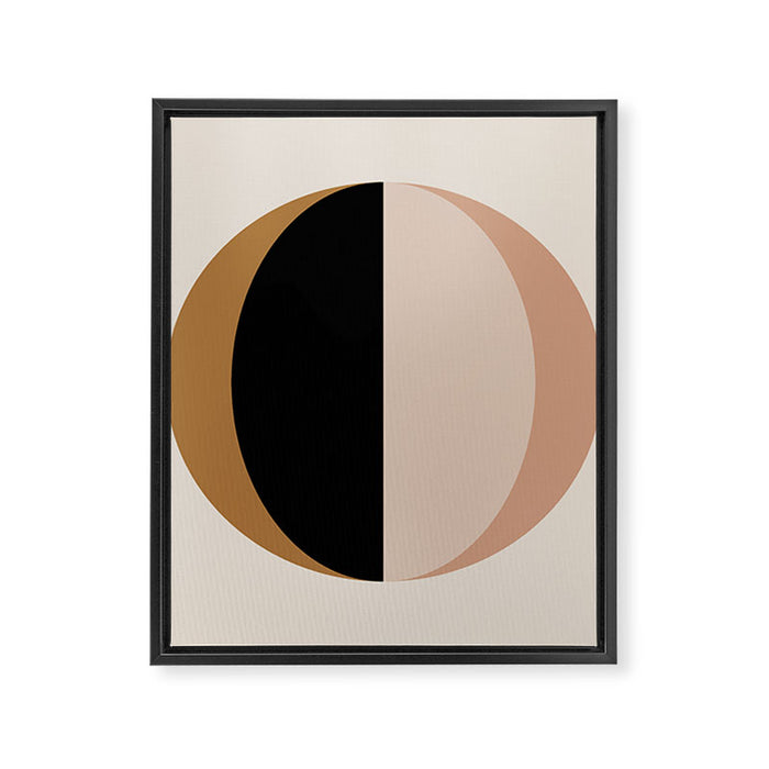 Mod Circle Abstract III Framed Canvas Print Gallery Image 1