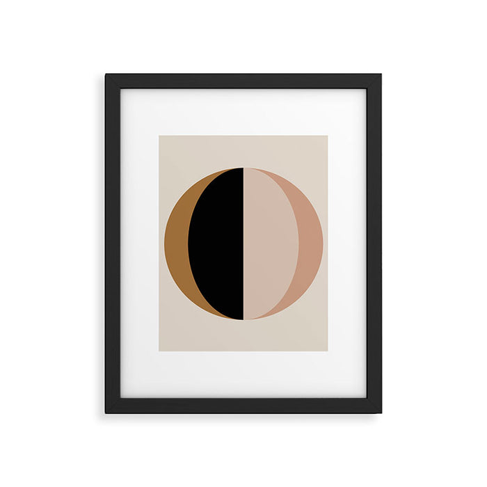Mod Circle Abstract III Framed Art Print Gallery Image 1
