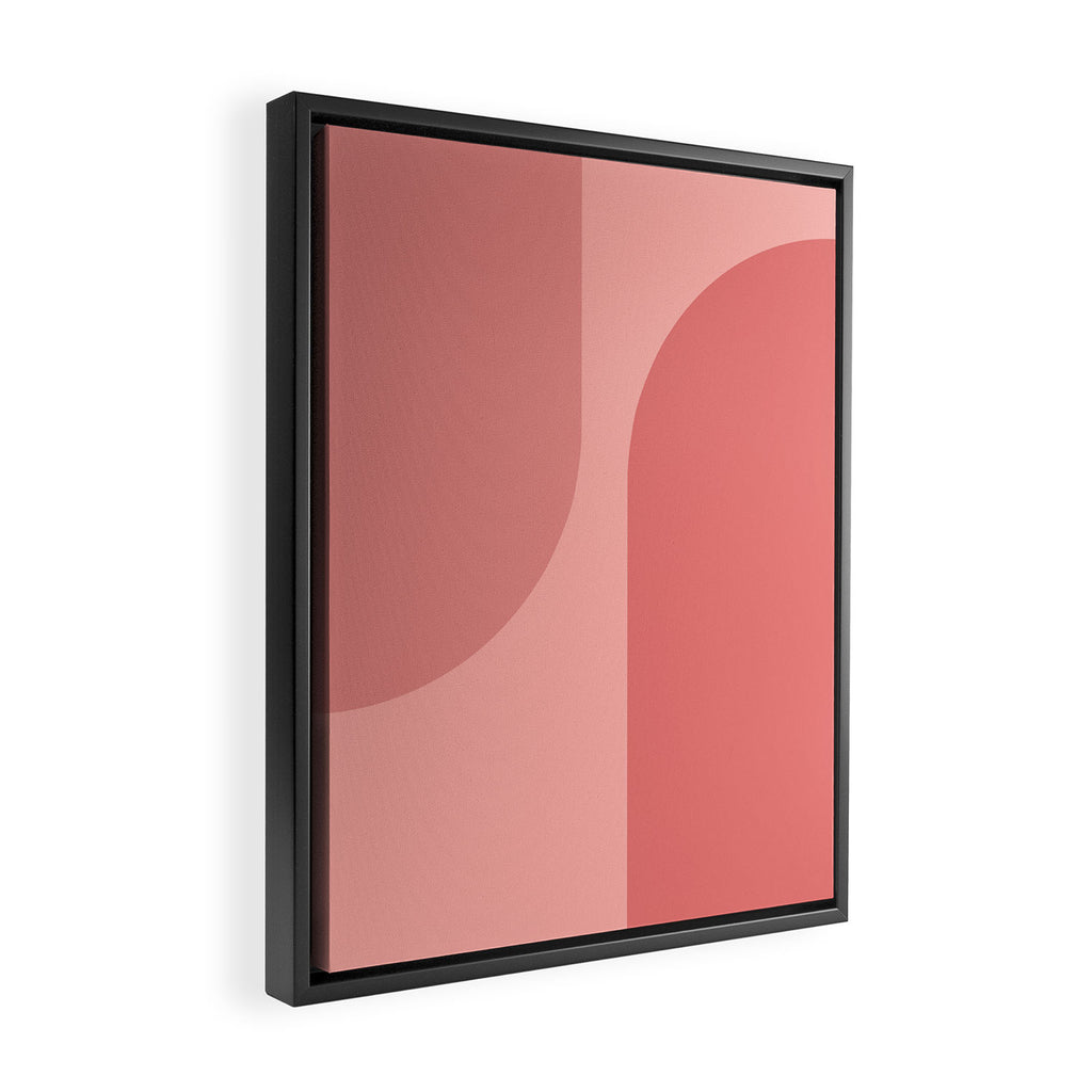 Modern Minimal Arch Abstract VII Framed Canvas Print Gallery Image 2