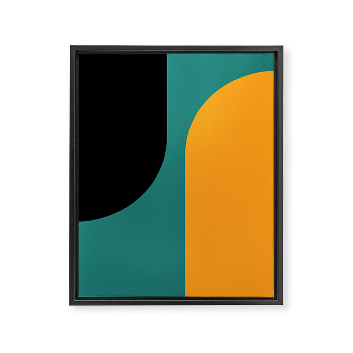 Modern Minimal Arch Abstract LXV Framed Canvas Print Gallery Image 1