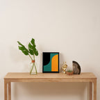 Modern Minimal Arch Abstract LXV Framed Canvas Print Gallery Image 4