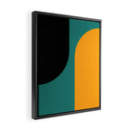 Modern Minimal Arch Abstract LXV Framed Canvas Print Gallery Image 2