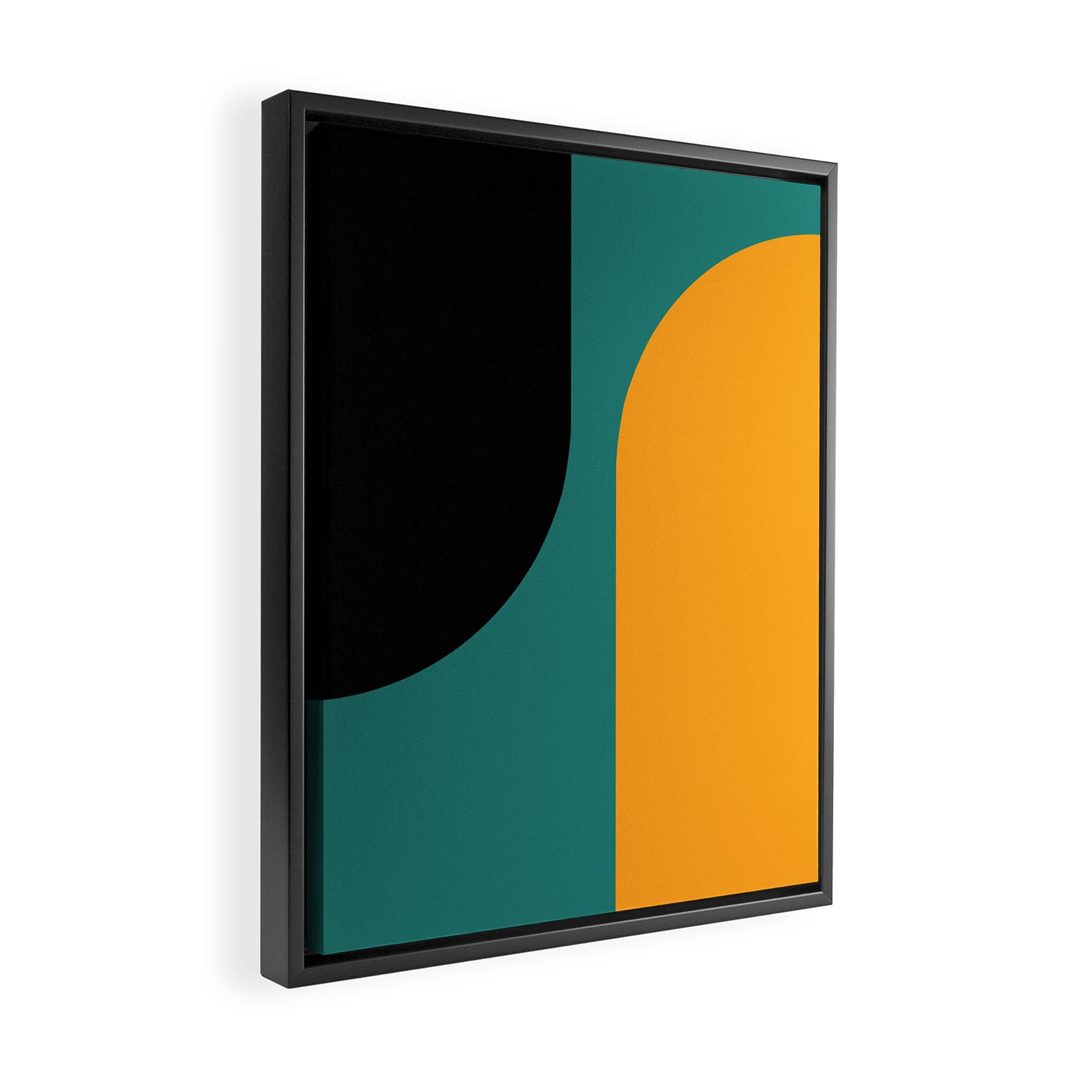 Modern Minimal Arch Abstract LXV Framed Canvas Print Gallery Image 2