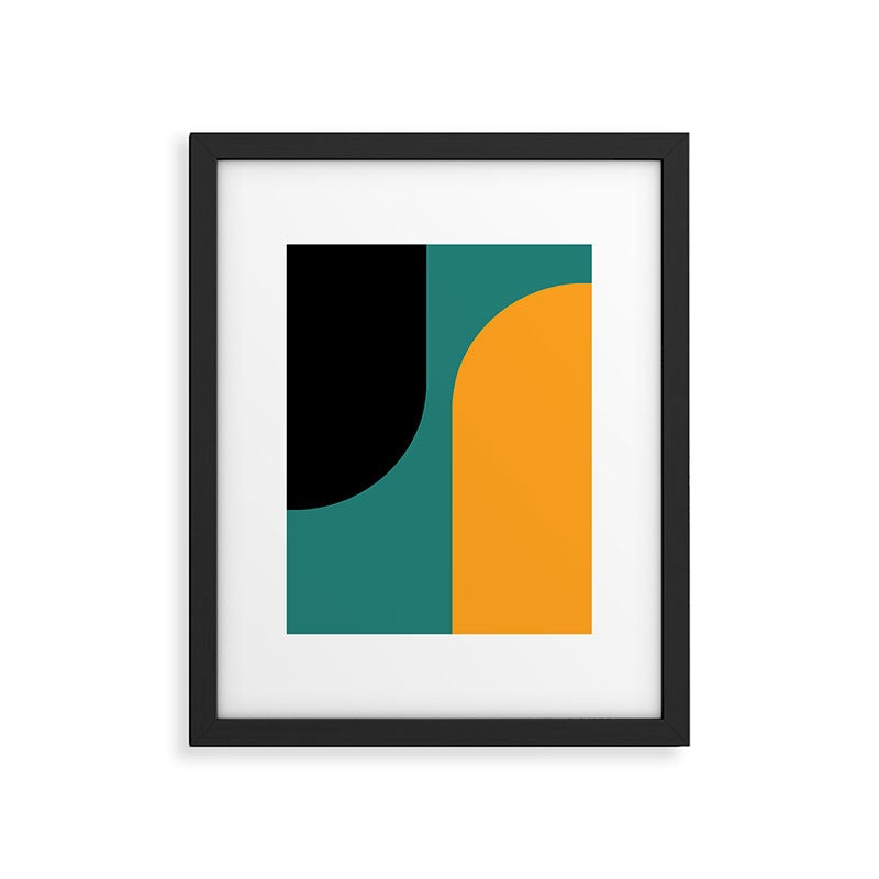 Modern Minimal Arch Abstract LXV Framed Art Print Gallery Image 5