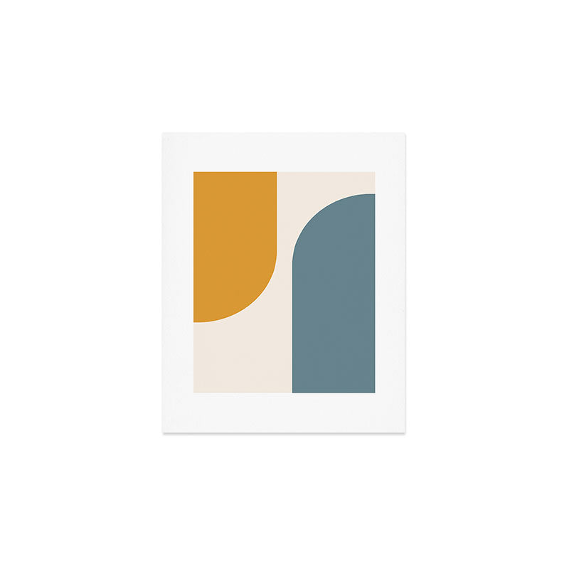 Modern Minimal Arch Abstract LXVIII Art Print Gallery Image 1