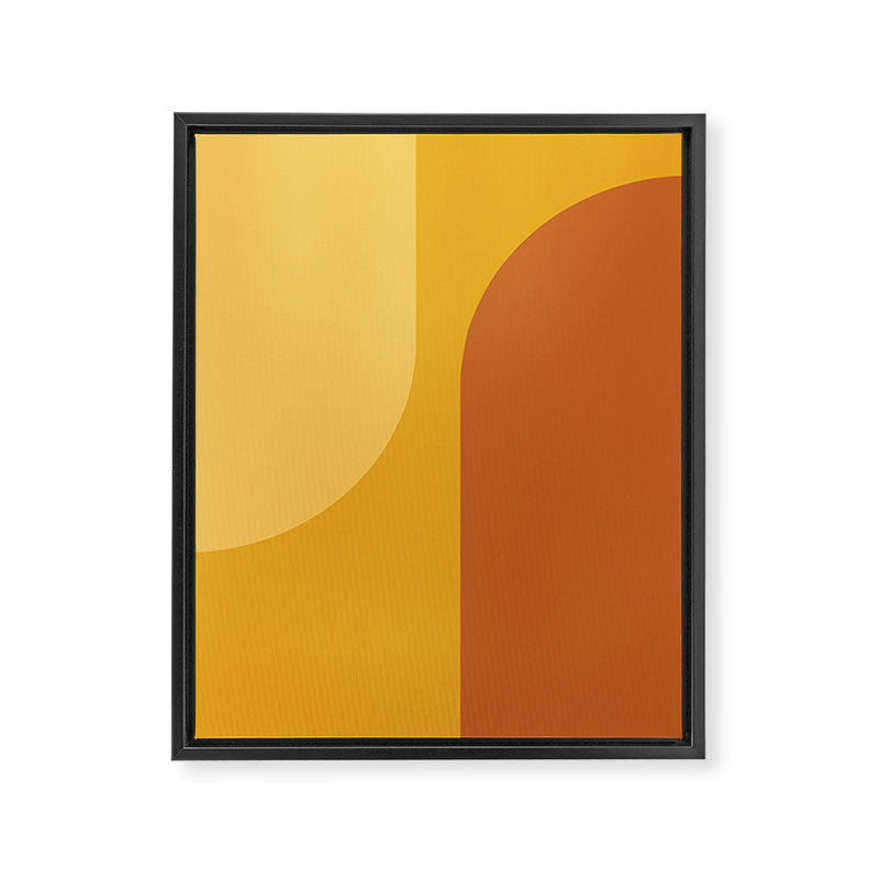 Modern Minimal Arch Abstract LXXII Framed Canvas Print Gallery Image 6