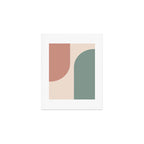 Modern Minimal Arch Abstract LXXVI Art Print Gallery Image 1