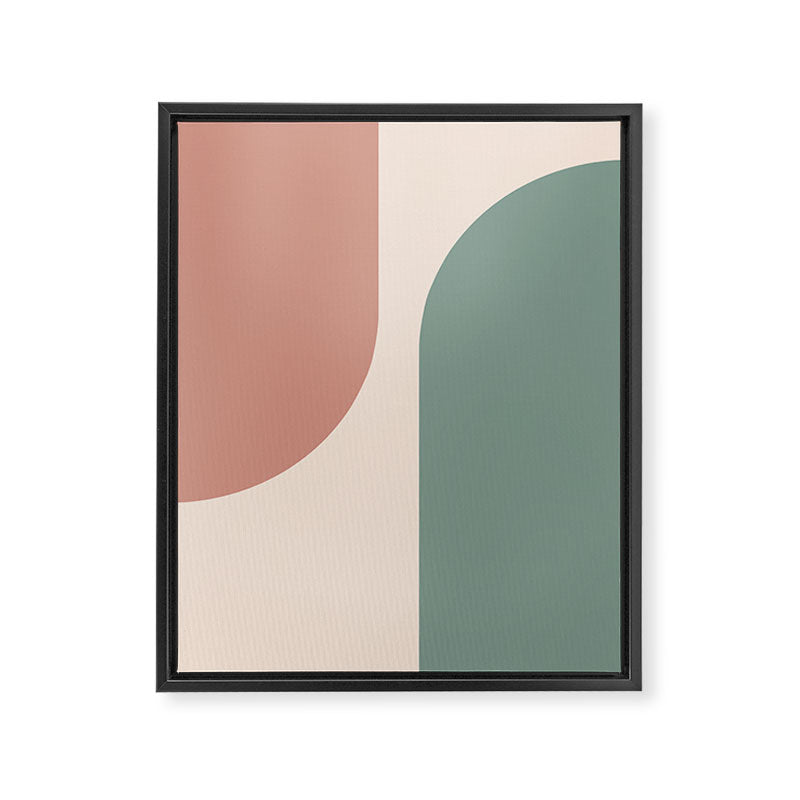 Modern Minimal Arch Abstract LXXVI Framed Canvas Print Gallery Image 6
