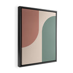 Modern Minimal Arch Abstract LXXVI Framed Canvas Print Gallery Image 2