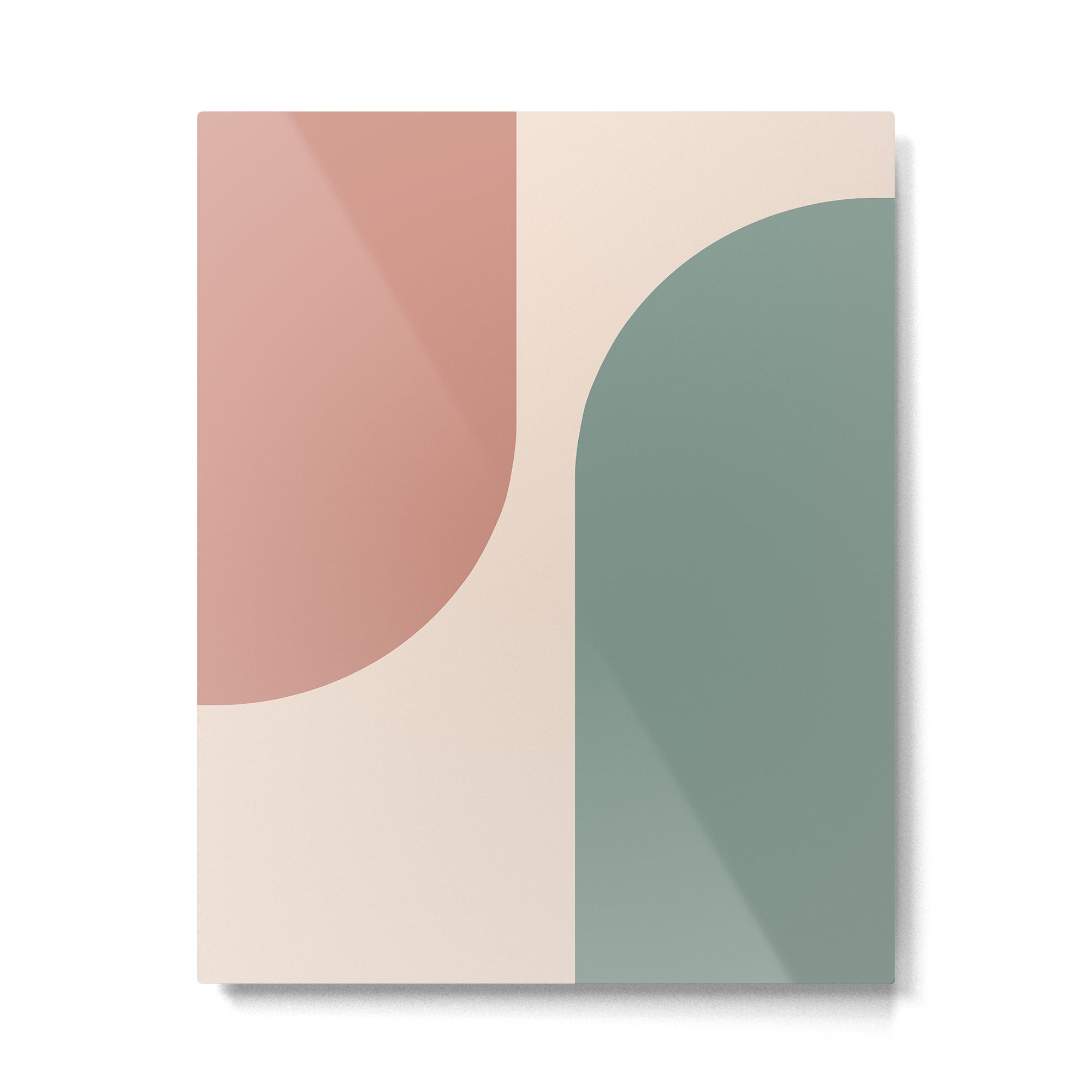 Modern Minimal Arch Abstract LXXVI Metal Print Gallery Image 4