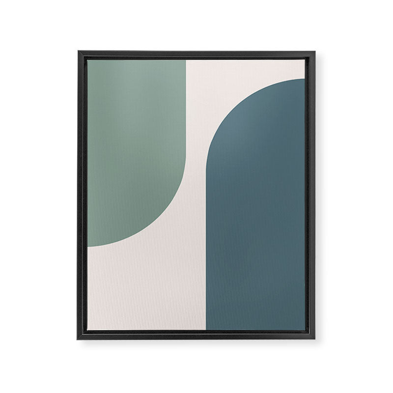 Modern Minimal Arch Abstract LXXVIII Framed Canvas Print Gallery Image 6