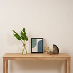 Modern Minimal Arch Abstract LXXVIII Framed Canvas Print Gallery Image 4