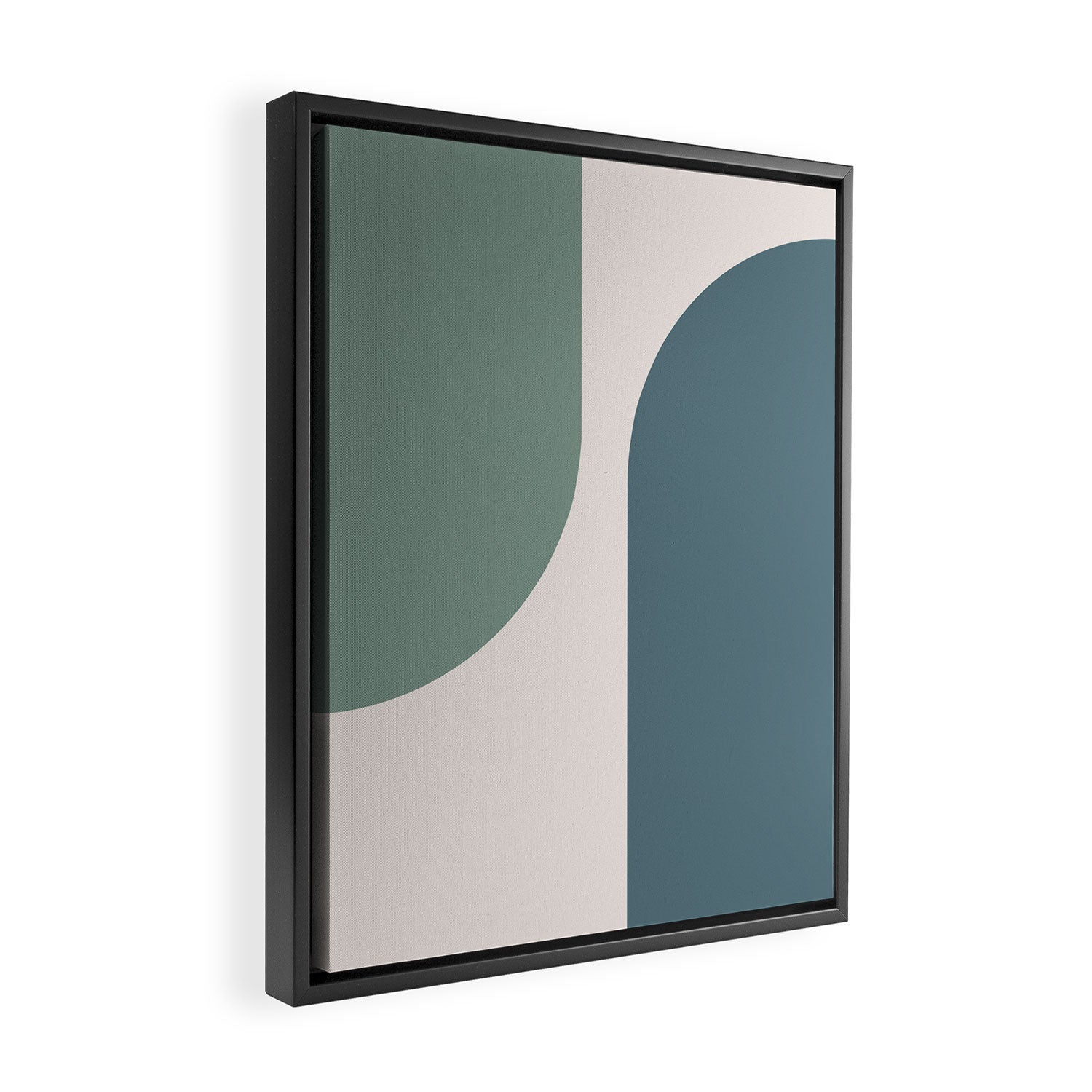 Modern Minimal Arch Abstract LXXVIII Framed Canvas Print Gallery Image 2