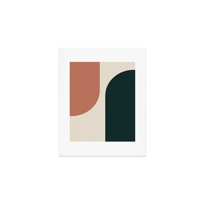 Modern Minimal Arch Abstract LXXXII Art Print Gallery Image 1