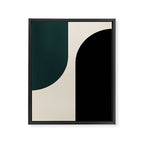 Modern Minimal Arch Abstract LXXXIV Framed Canvas Print Gallery Image 6