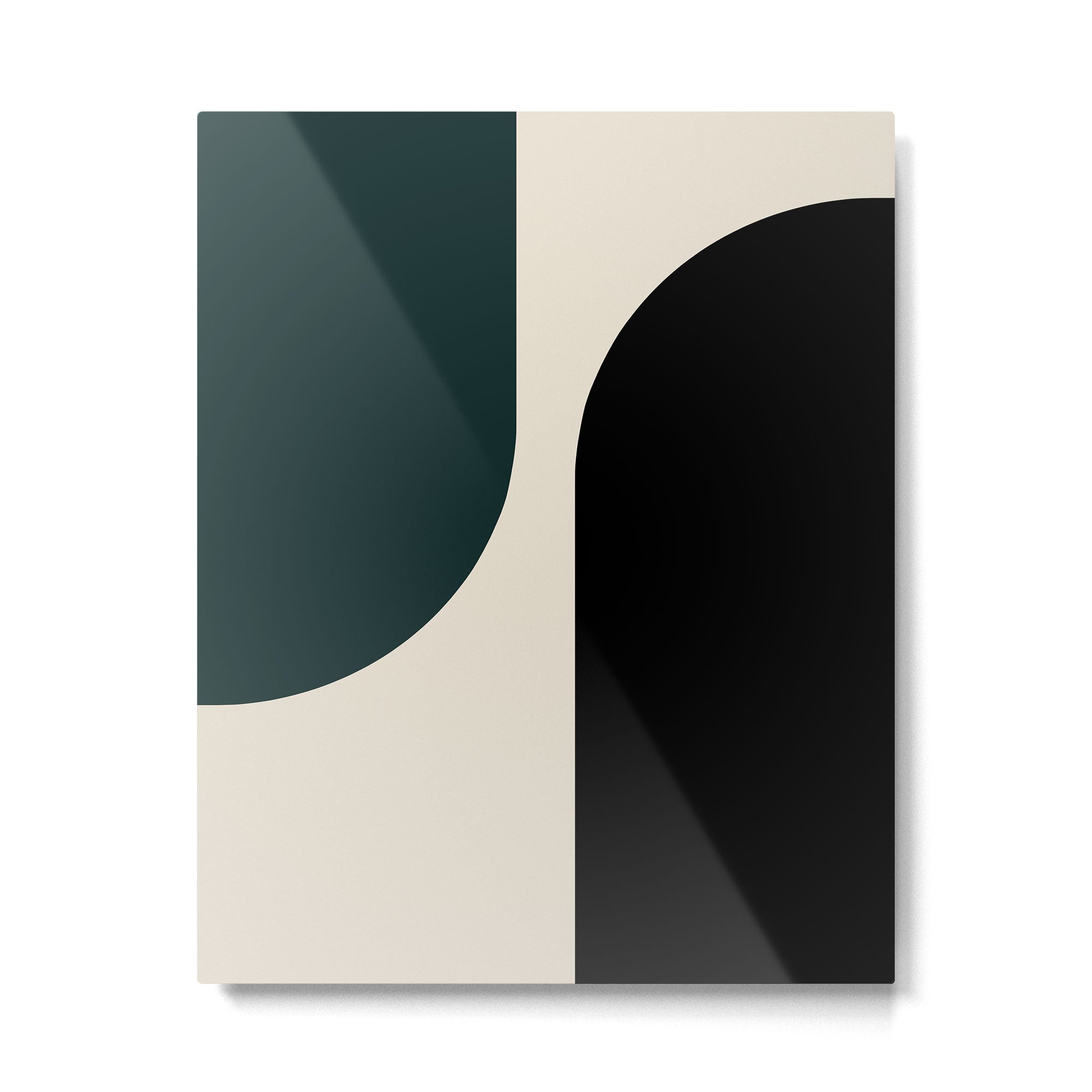 Modern Minimal Arch Abstract LXXXIV Metal Print Gallery Image 4