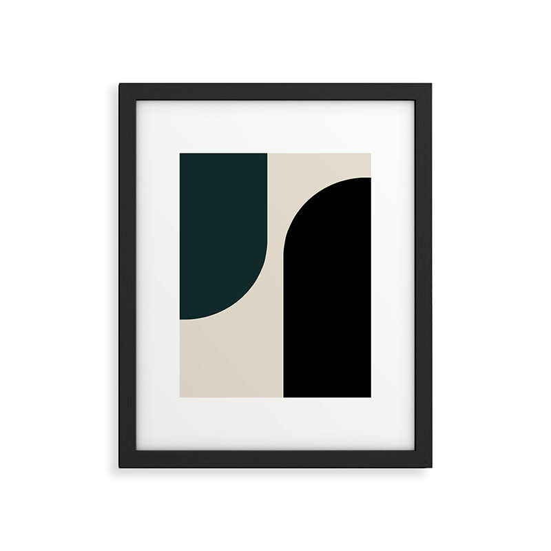 Modern Minimal Arch Abstract LXXXIV Framed Art Print Gallery Image 5