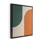 Modern Minimal Arch Abstract LXXXIX Framed Canvas Print Gallery Image 2
