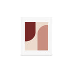 Modern Minimal Arch Abstract LXXXV Art Print Gallery Image 1