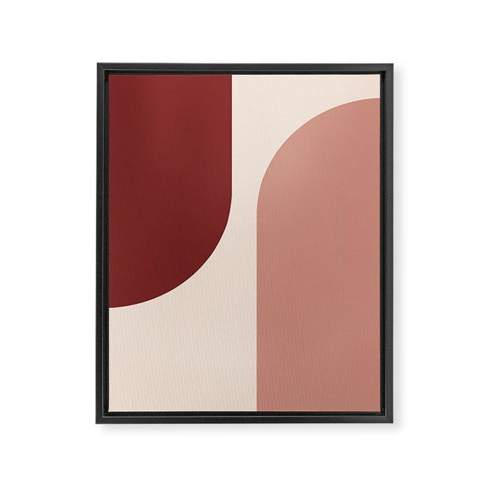Modern Minimal Arch Abstract LXXXV Framed Canvas Print Gallery Image 1