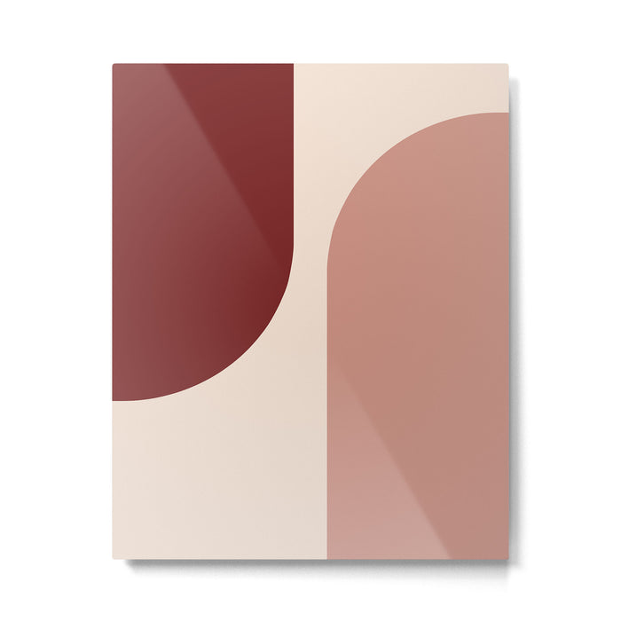 Modern Minimal Arch Abstract LXXXV Metal Print Gallery Image 1