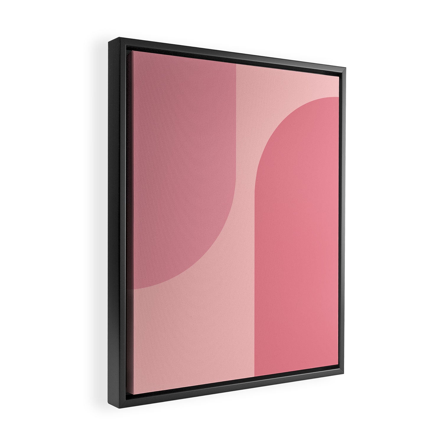 Modern Minimal Arch Abstract V Framed Canvas Print Gallery Image 2
