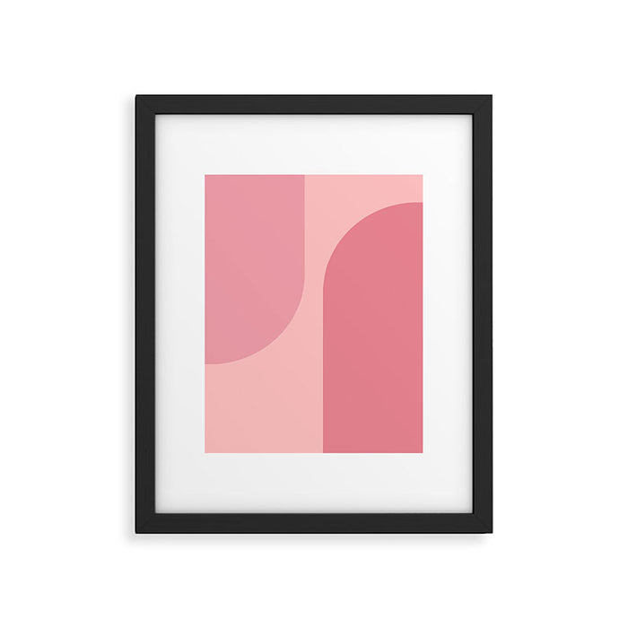 Modern Minimal Arch Abstract V Framed Art Print Gallery Image 1