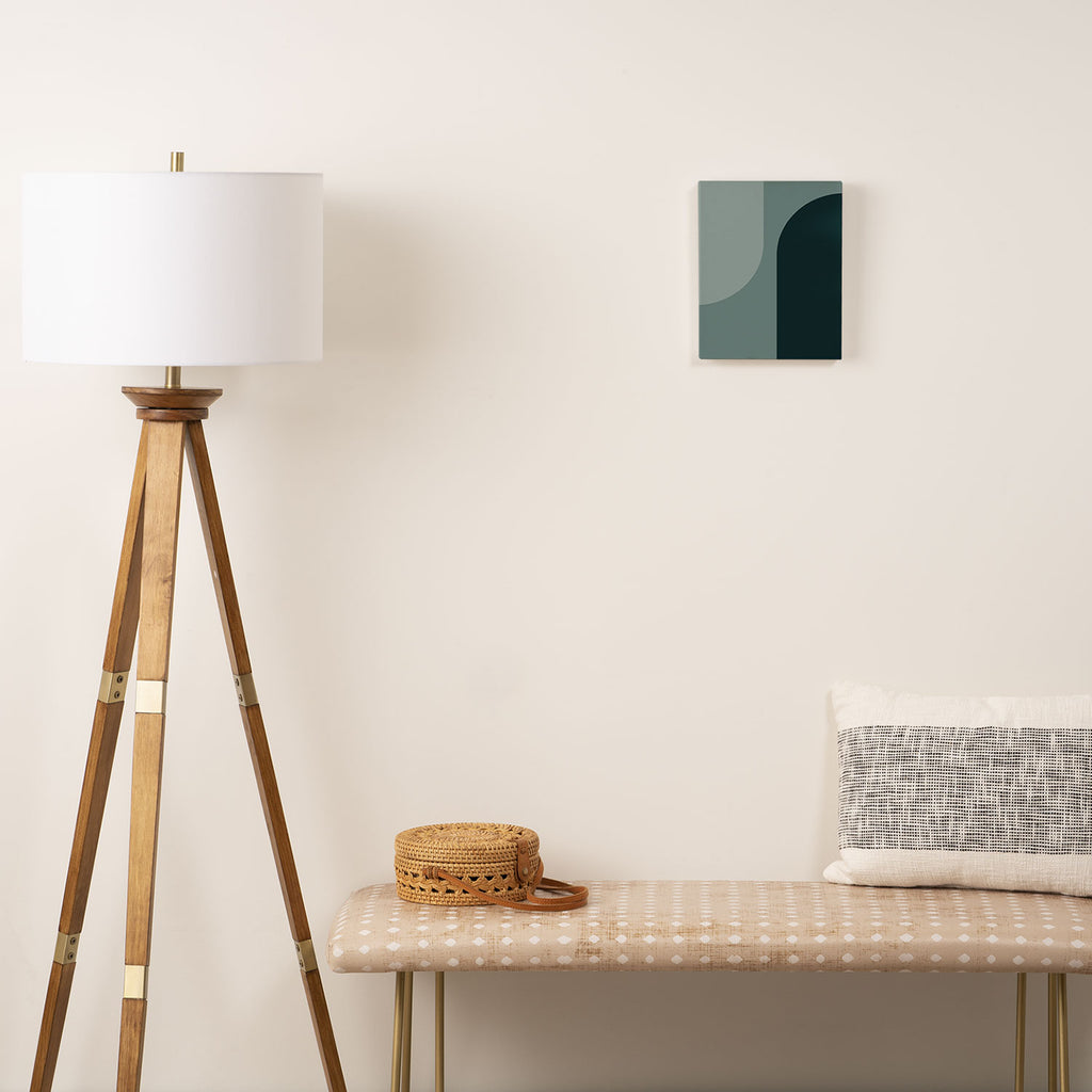 Modern Minimal Arch Abstract X Canvas Print Gallery Image 2