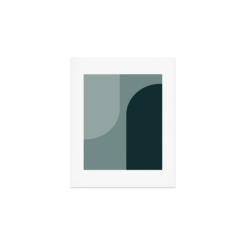 Modern Minimal Arch Abstract X Art Print Gallery Image 1