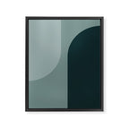 Modern Minimal Arch Abstract X Framed Canvas Print Gallery Image 6