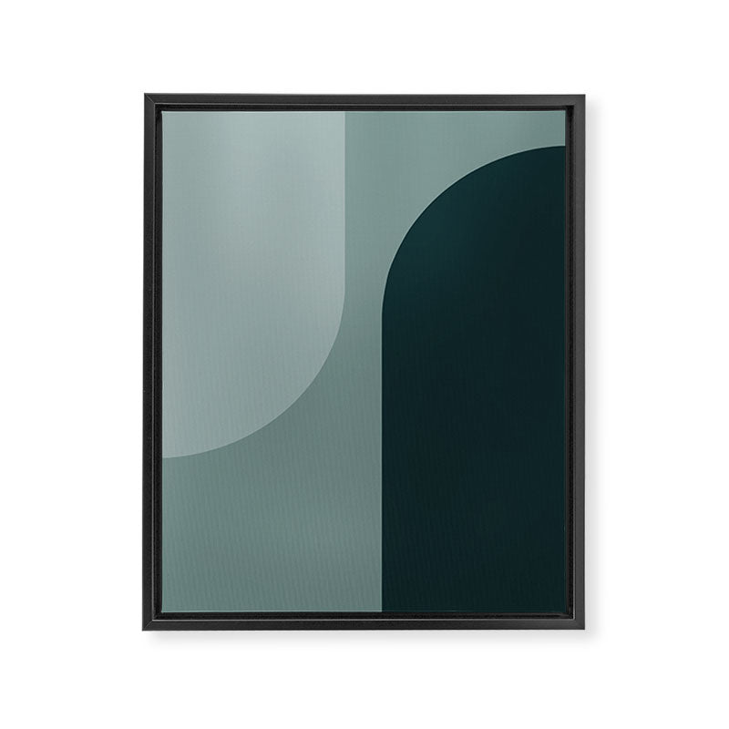 Modern Minimal Arch Abstract X Framed Canvas Print Gallery Image 6