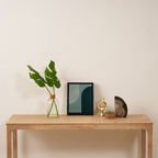 Modern Minimal Arch Abstract X Framed Canvas Print Gallery Image 4