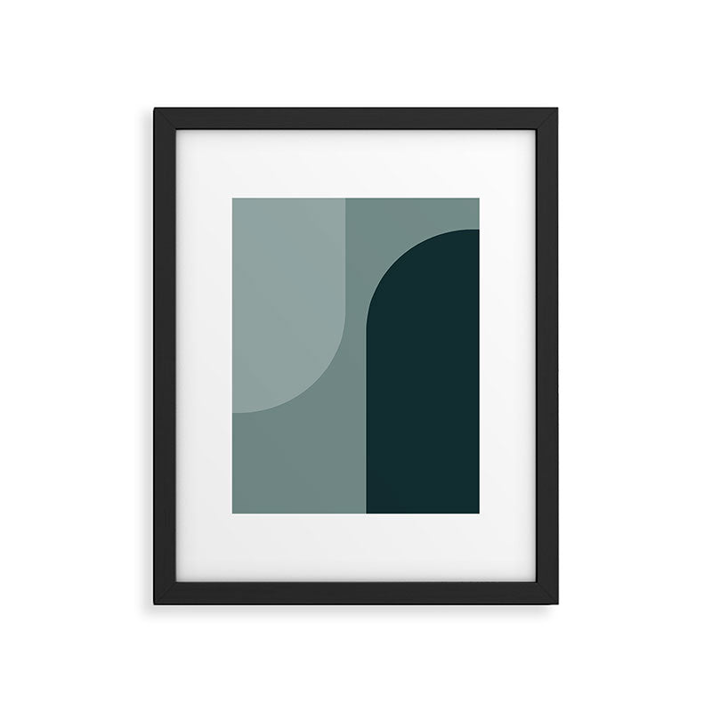Modern Minimal Arch Abstract X Framed Art Print Gallery Image 4