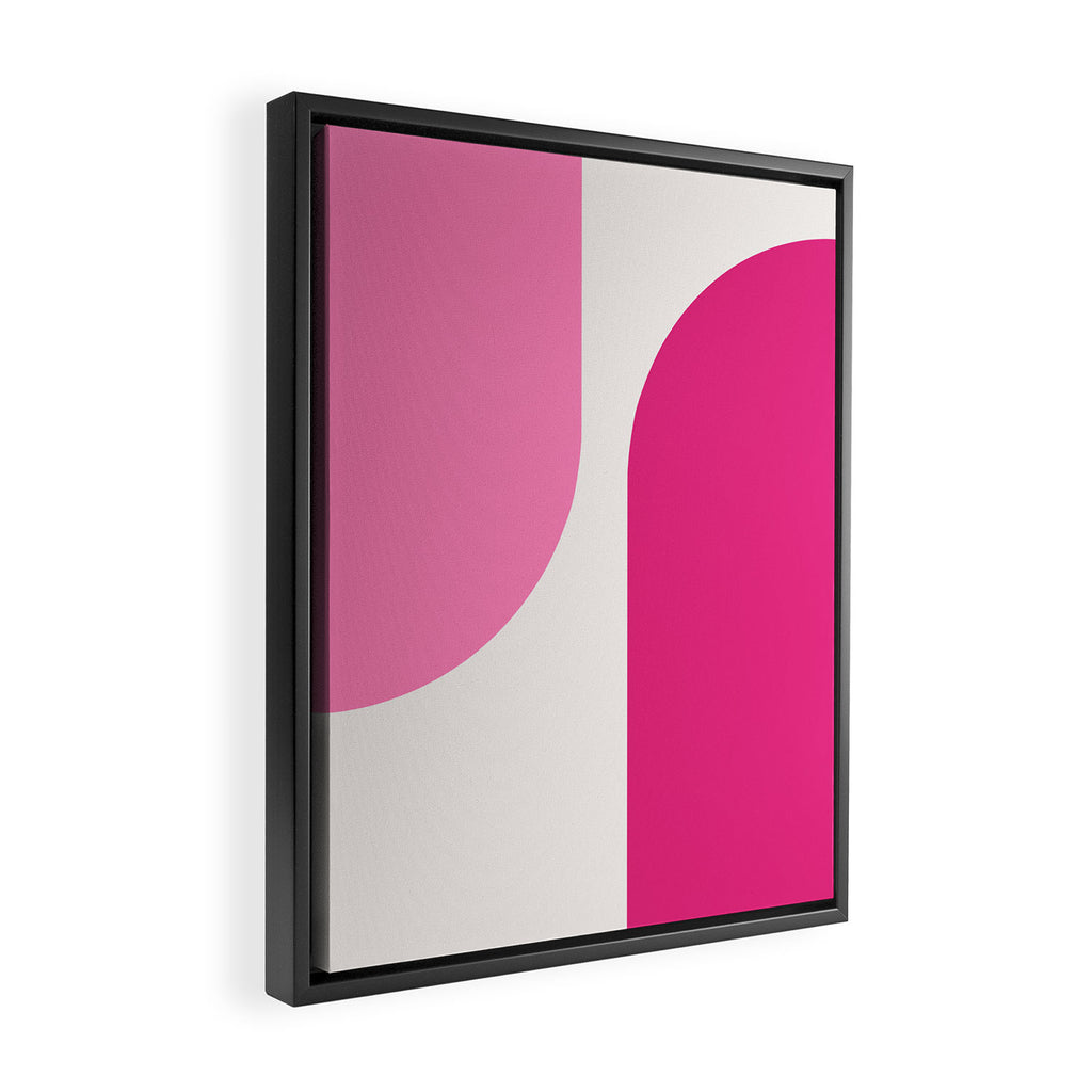 Modern Minimal Arch Abstract XCIII Framed Canvas Print Gallery Image 2