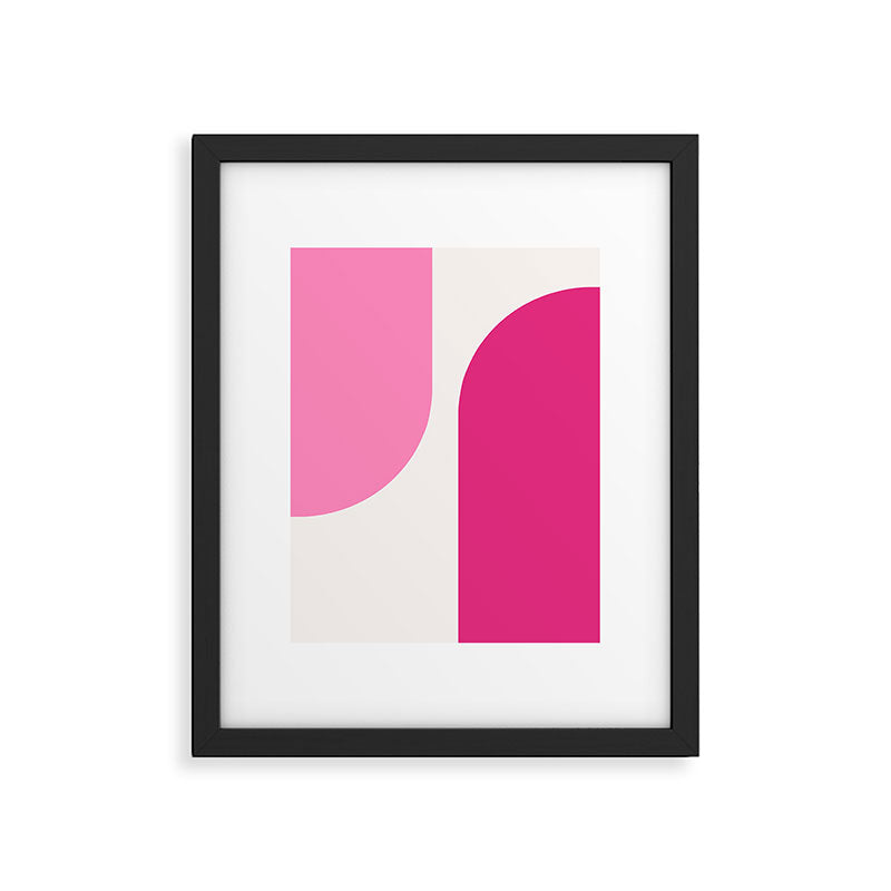 Modern Minimal Arch Abstract XCIII Framed Art Print Gallery Image 5