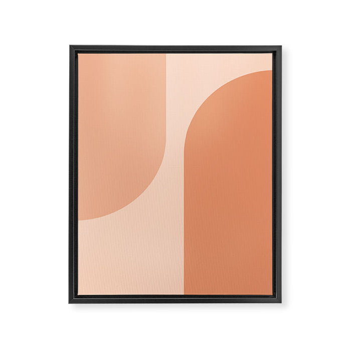 Modern Minimal Arch Abstract XI Framed Canvas Print Gallery Image 1