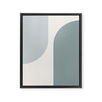 Modern Minimal Arch Abstract XII Framed Canvas Print Gallery Image 6
