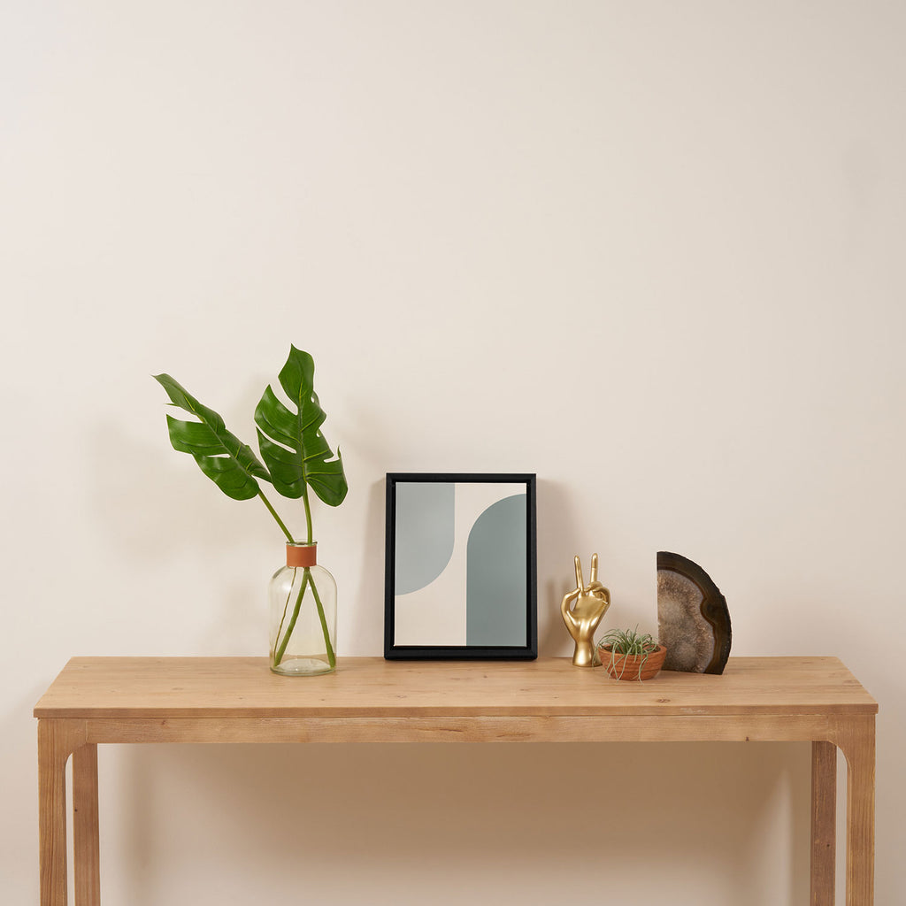 Modern Minimal Arch Abstract XII Framed Canvas Print Gallery Image 4