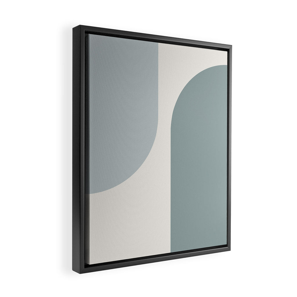 Modern Minimal Arch Abstract XII Framed Canvas Print Gallery Image 2