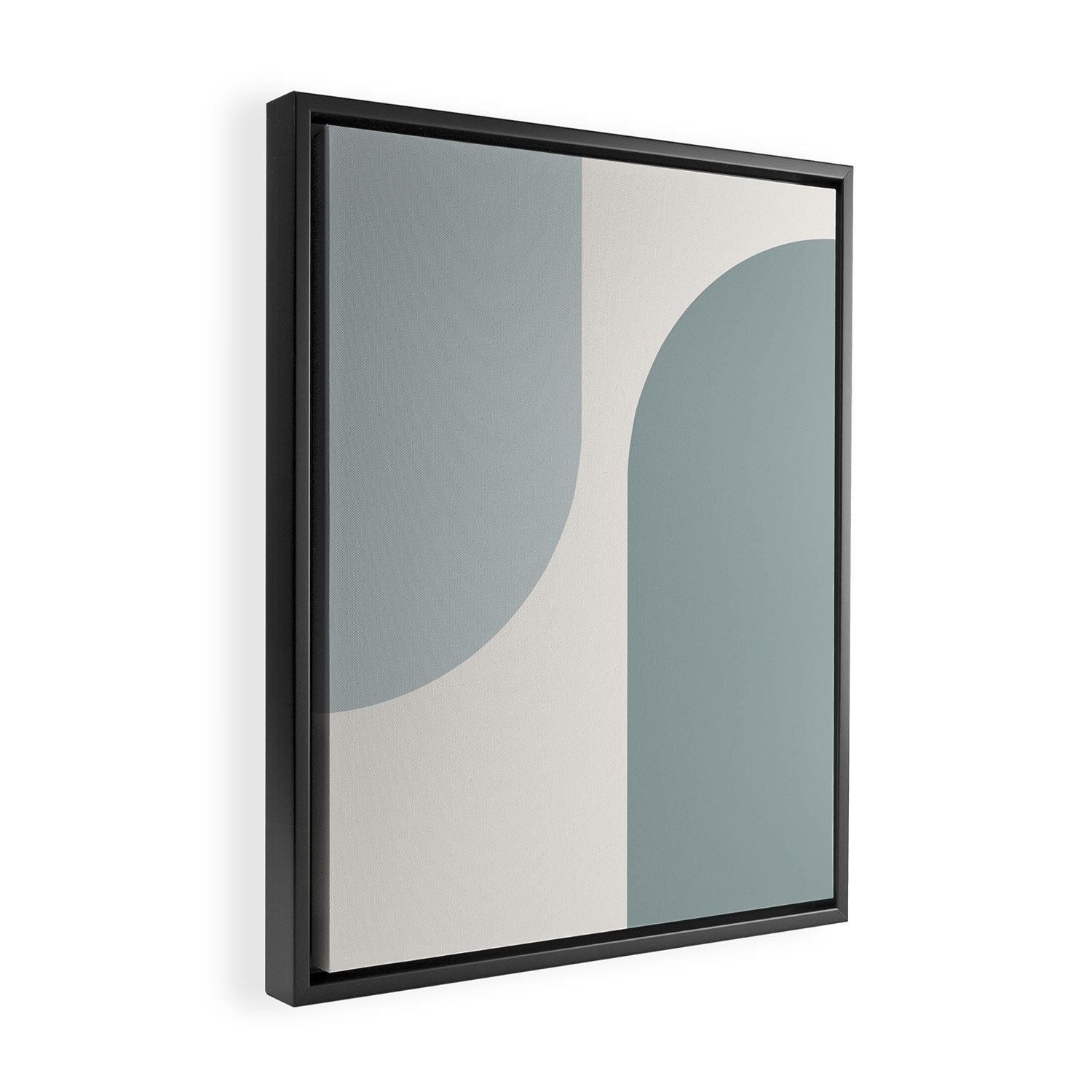Modern Minimal Arch Abstract XII Framed Canvas Print Gallery Image 2